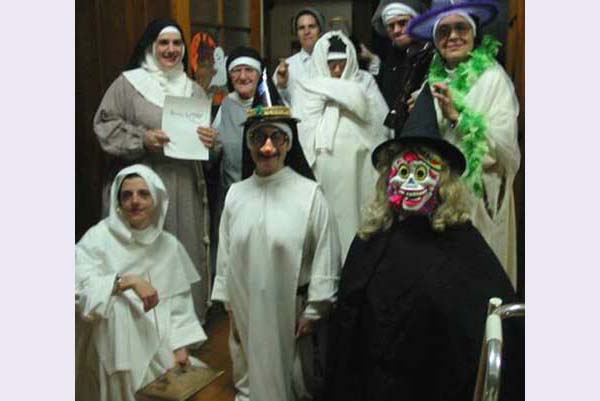Dominican Nuns in Halloween attire 1